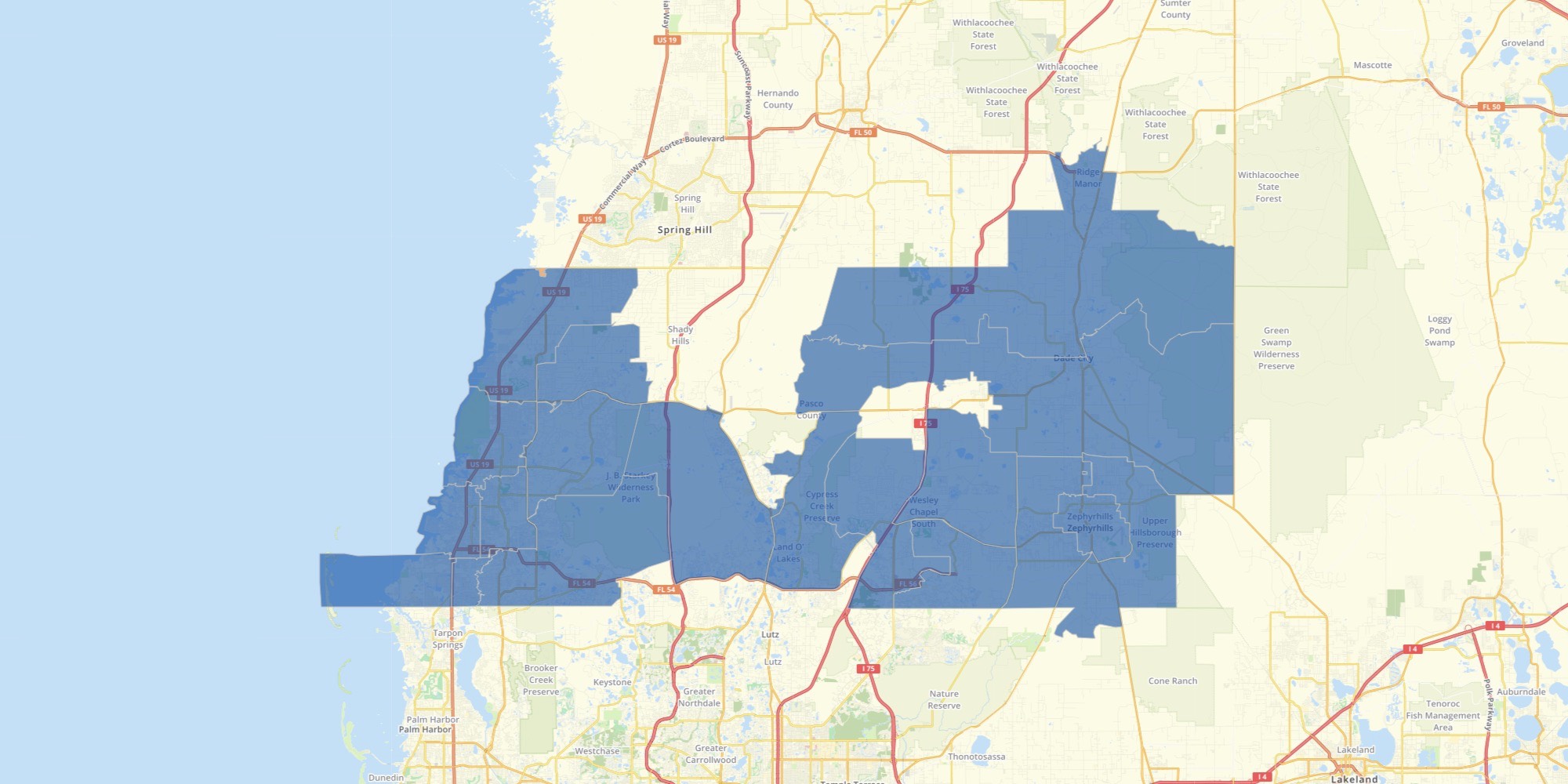 Pasco County Zip Code Map Maps For You Images and Photos finder